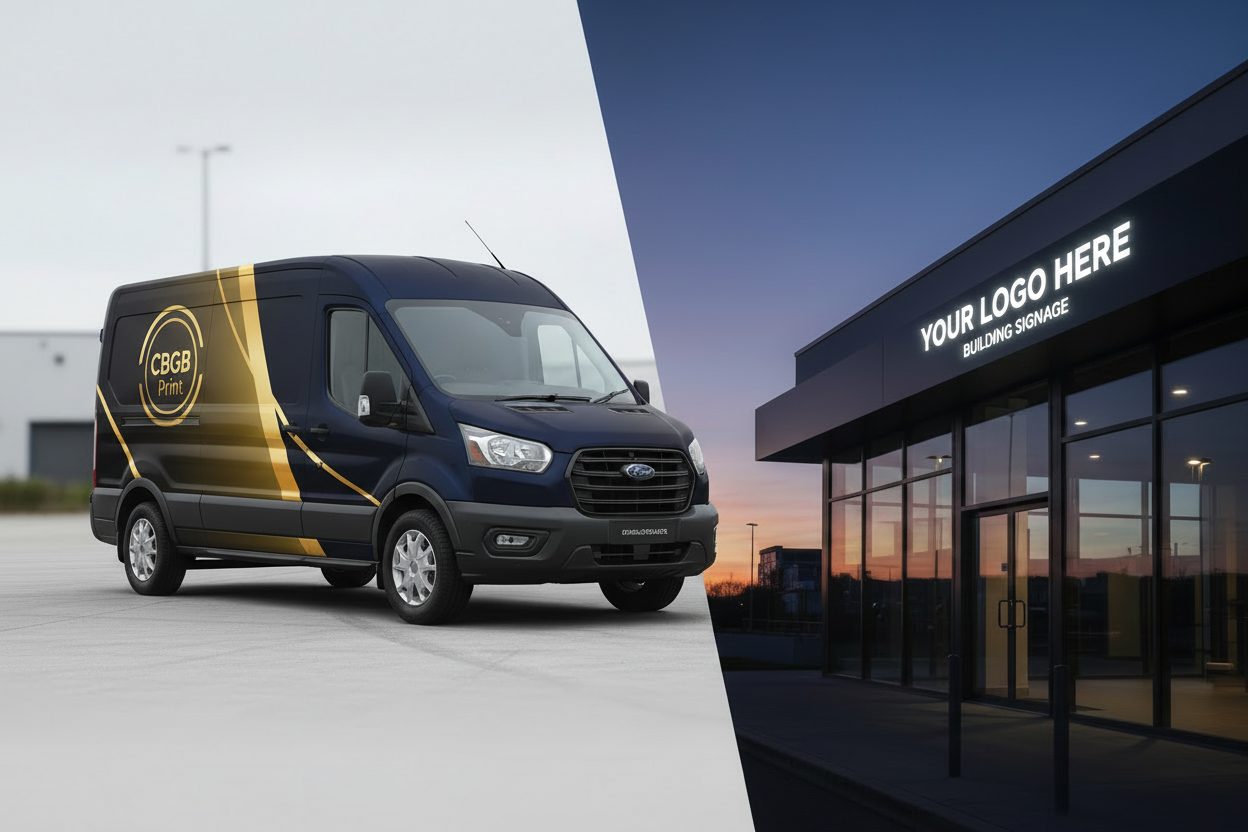 Vehicle Wrap & Building Signage