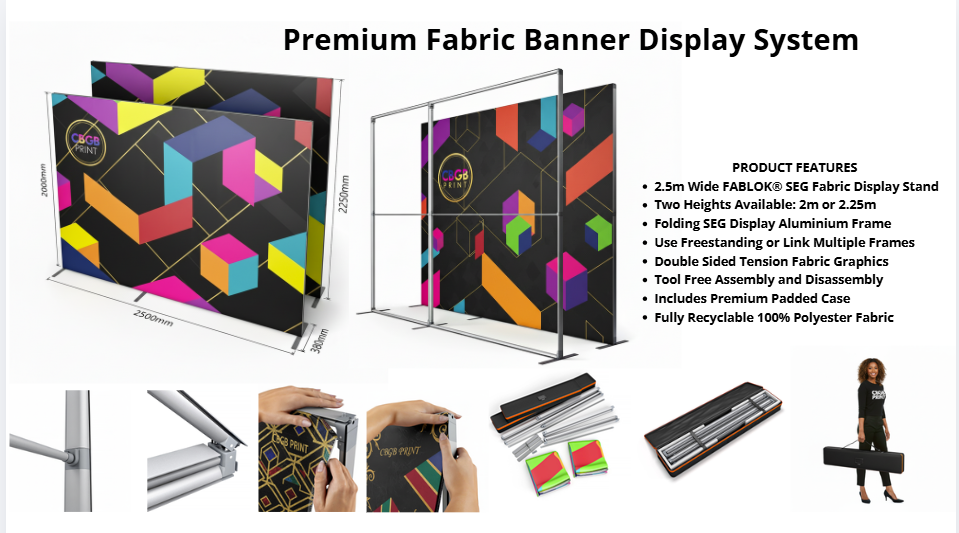 Premium Fabric Banner Display System