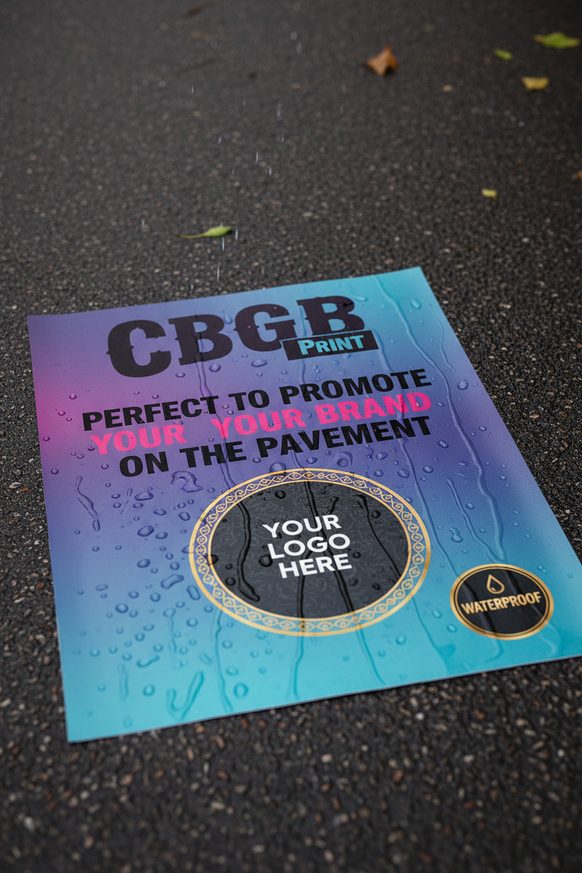 A1 Poster - Pavement Promotion Design