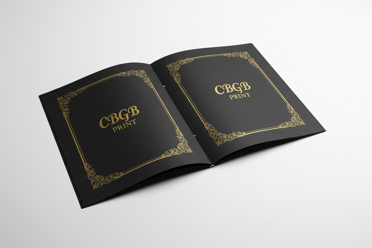 A5 Saddle Stitched Booklet - CBGB Print