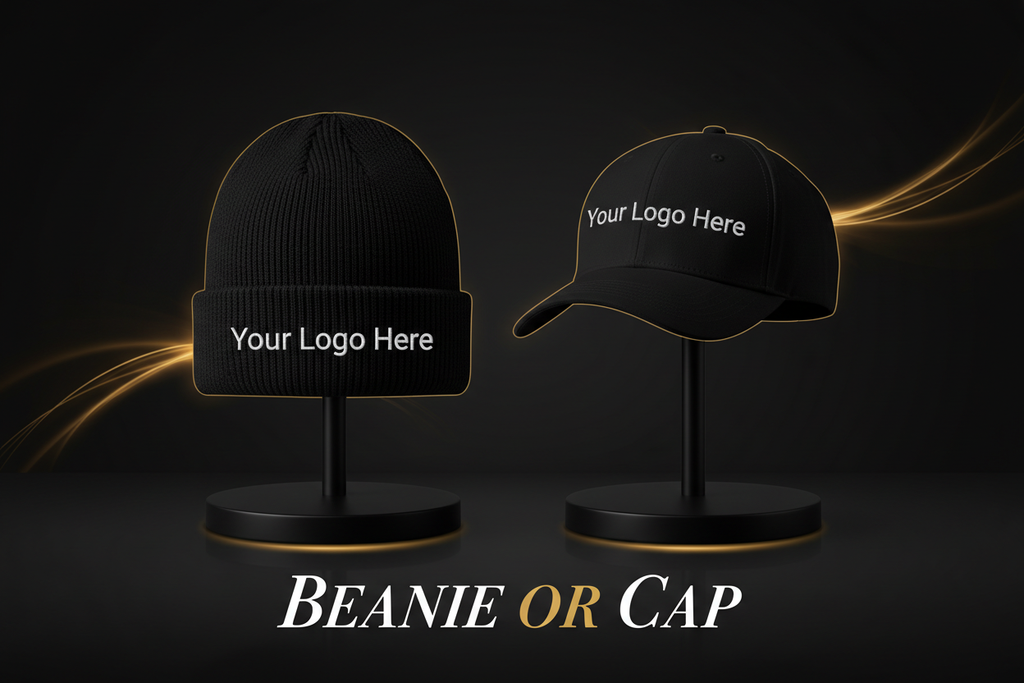Beanie or Cap with Title