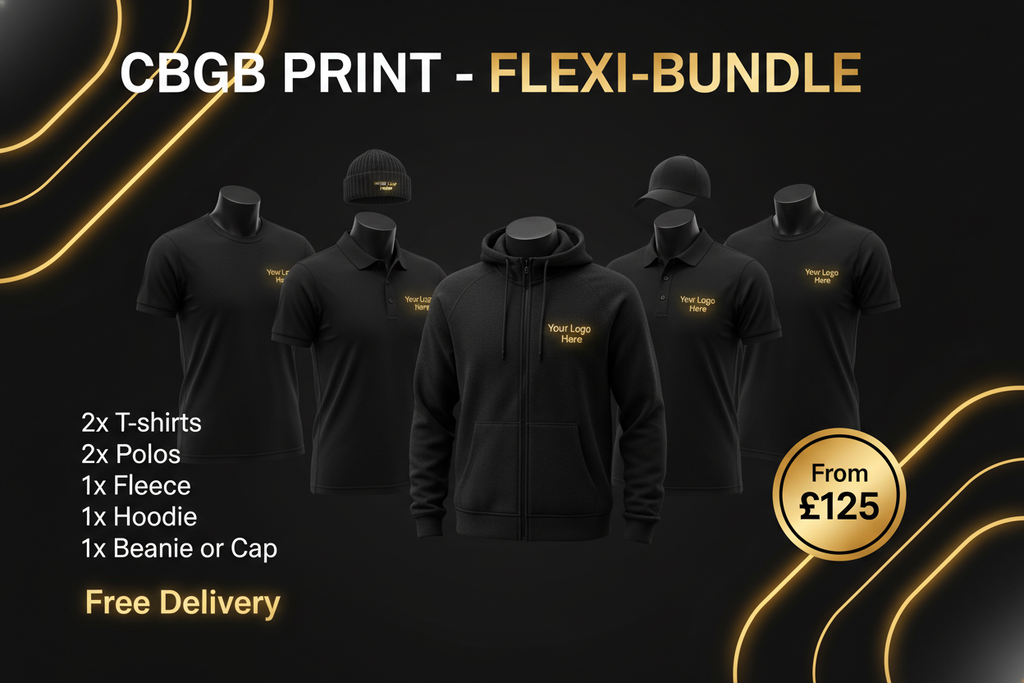 CBGB Print Flexi-Bundle with Cap