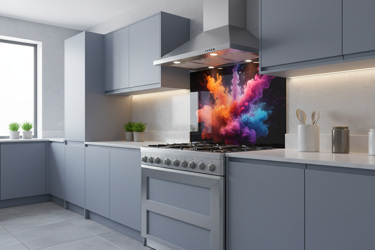 Colour Cloud Splashback