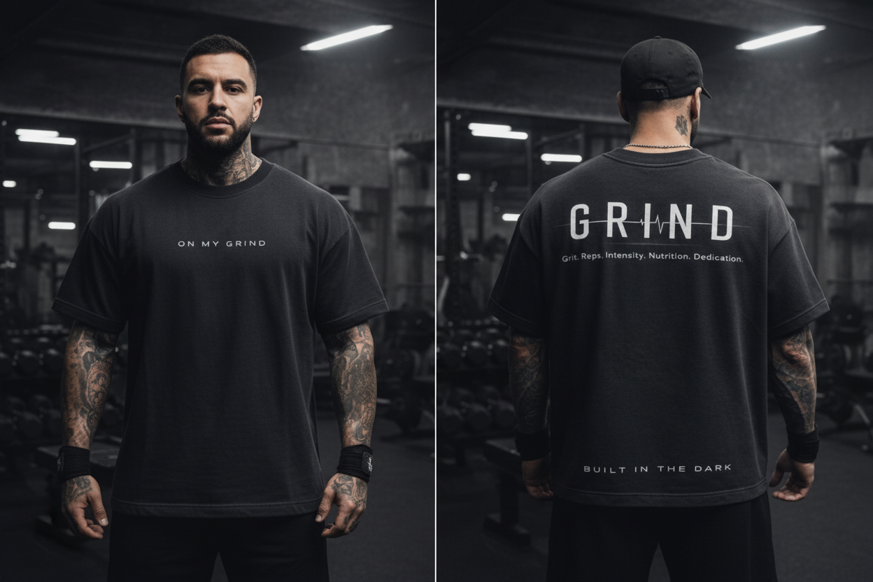 GRIND Navy – Front & Back