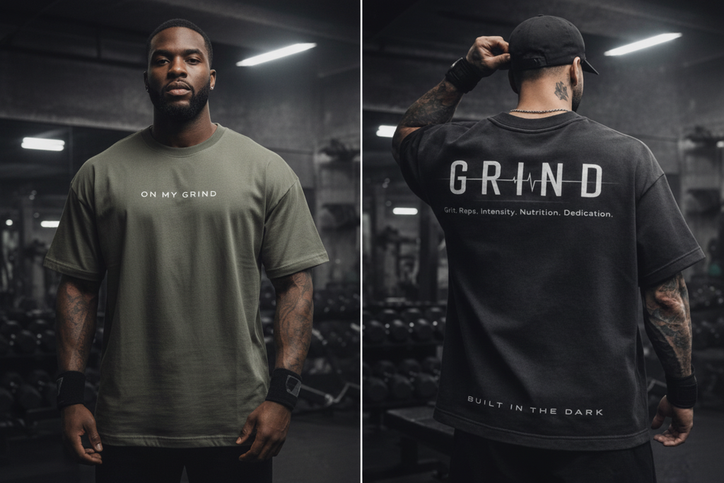 GRIND Olive Green – Front & Back