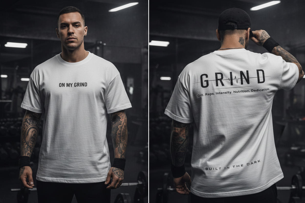 GRIND White – Front & Back