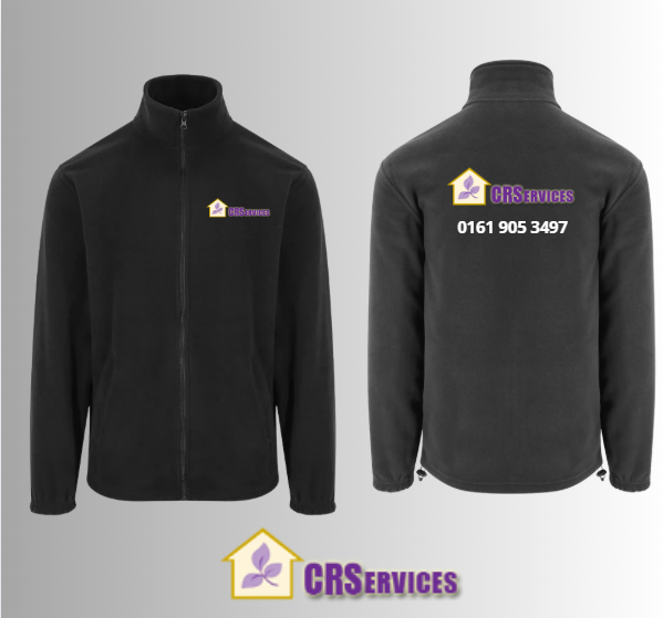 Softshell Jacket - Custom Printed Small Chest & Large Back