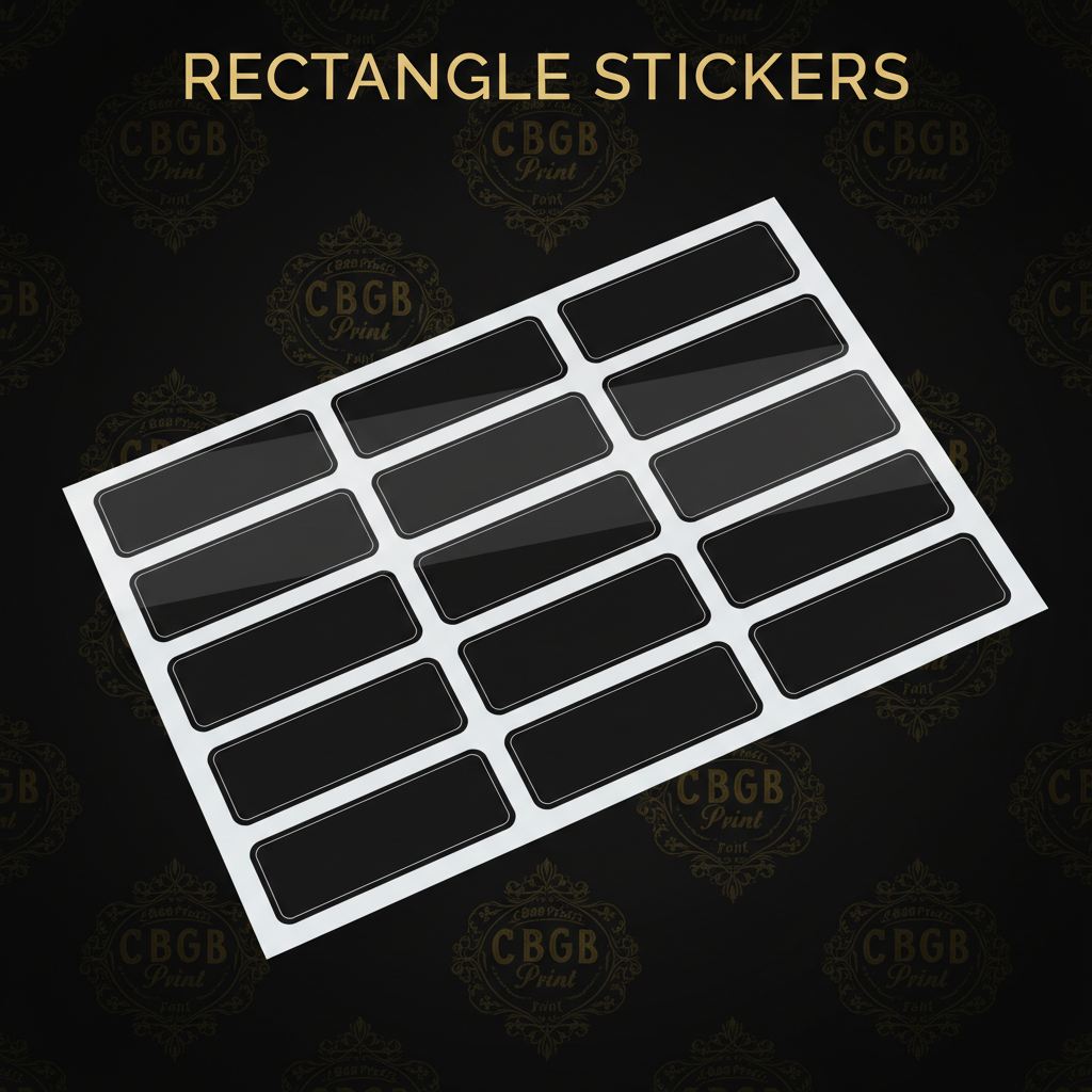 Rectangle Stickers