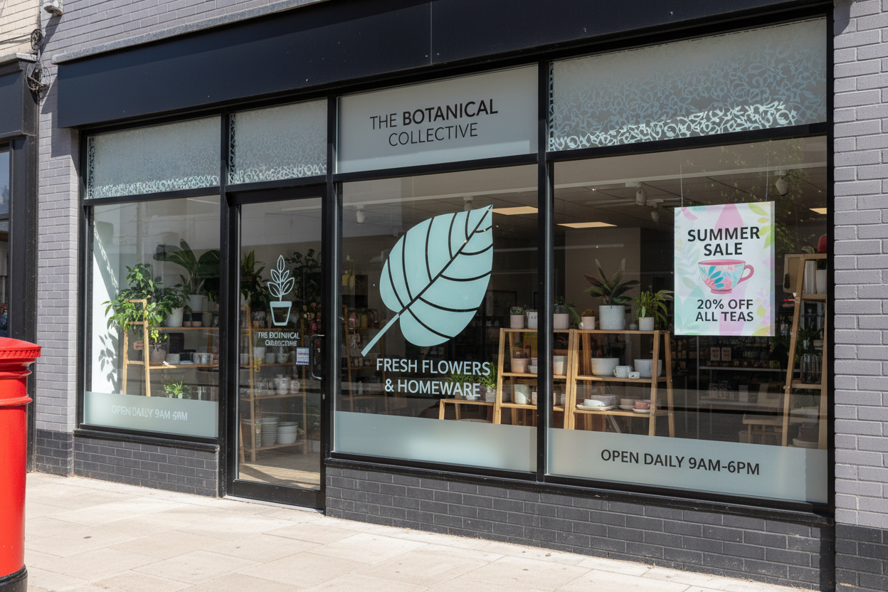 Window Graphics and Vinyl Lettering